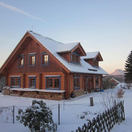 Ferienwohnung Im Blockhaus Rosenkranz Rathmannsdorf Exterior photo