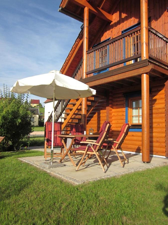 Ferienwohnung Im Blockhaus Rosenkranz Rathmannsdorf Exterior photo