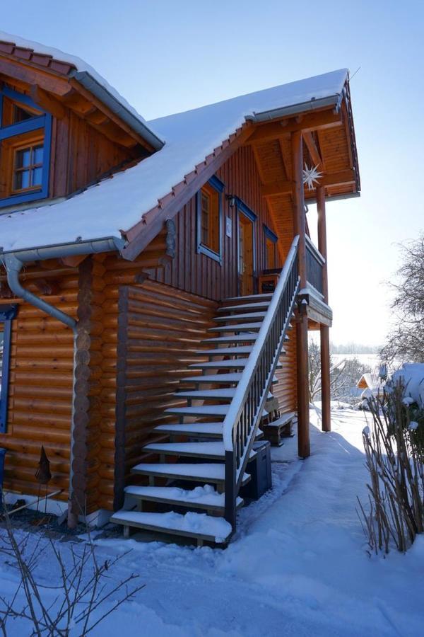 Ferienwohnung Im Blockhaus Rosenkranz Rathmannsdorf Exterior photo