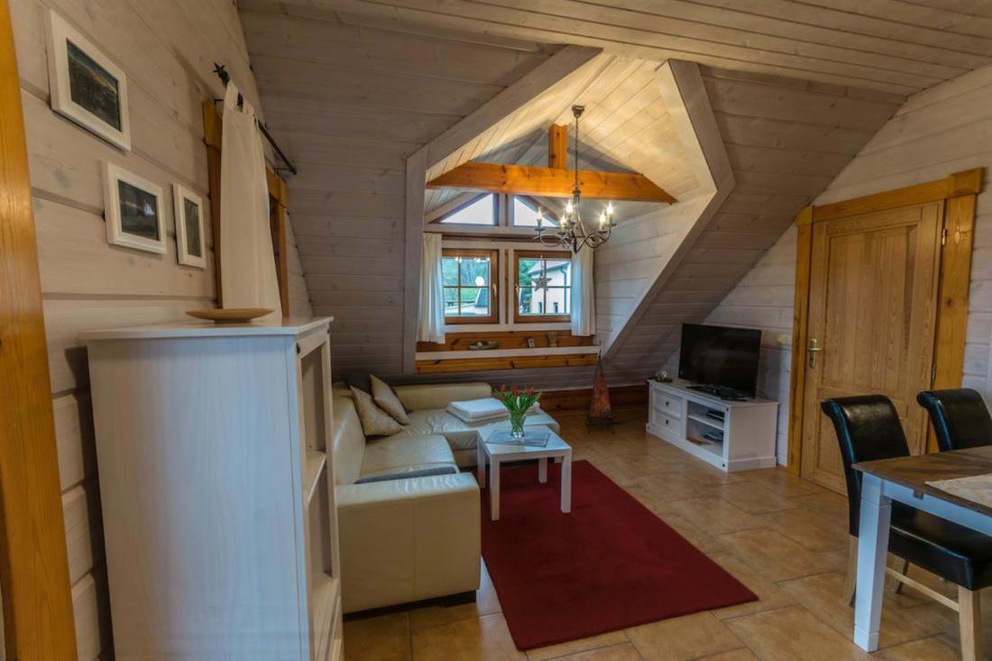 Ferienwohnung Im Blockhaus Rosenkranz Rathmannsdorf Exterior photo